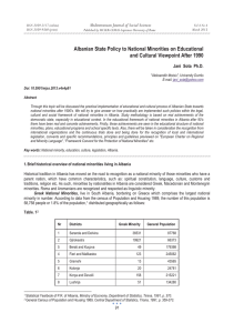 Mediterranean Journal of Social Sciences