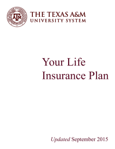 Your Life Insurance Plan Updated