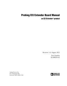 a Probing EI3 Extender Board Manual an EZ-Extender product