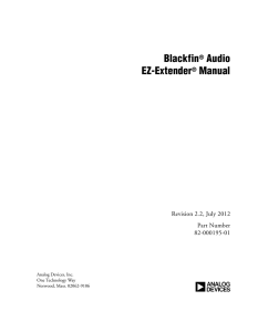a Blackfin Audio EZ-Extender