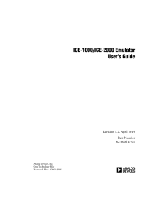 a ICE-1000/ICE-2000 Emulator User’s Guide