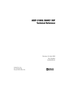 a ADSP-21065L SHARC DSP Technical Reference