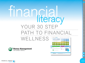 financial literacy YOUR 30 STEP PATH TO FINANCIAL