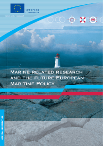 Marine related research and the future European Maritime Policy
