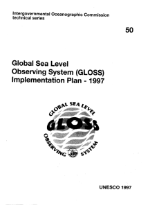 Global  Sea  Level Observing  System  (GLOSS) Implementation