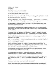 Iowa Farmer Today 08-19-06  Protecting water quality farmer’s duty