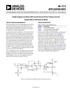 AN-1212 APPLICATION NOTE