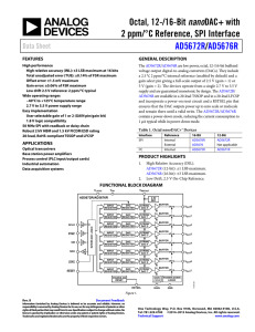 nano 2 ppm/°C Reference, SPI Interface /