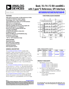 nano with 2 ppm/°C Reference, SPI Interface /