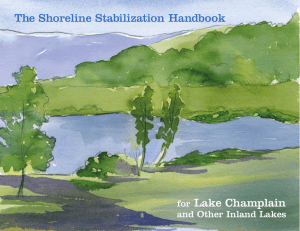 The Shoreline Stabilization Handbook Lake Champlain for and Other Inland Lakes