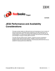 Red books JES2 Performance and Availability Considerations