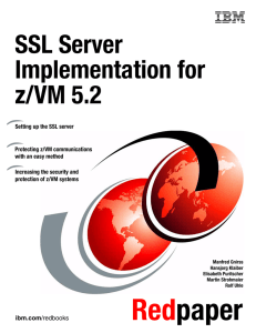 SSL Server Implementation for z/VM 5.2 Front cover