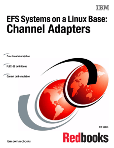 Channel Adapters s EFS Systems on a Linux Base: Front cover
