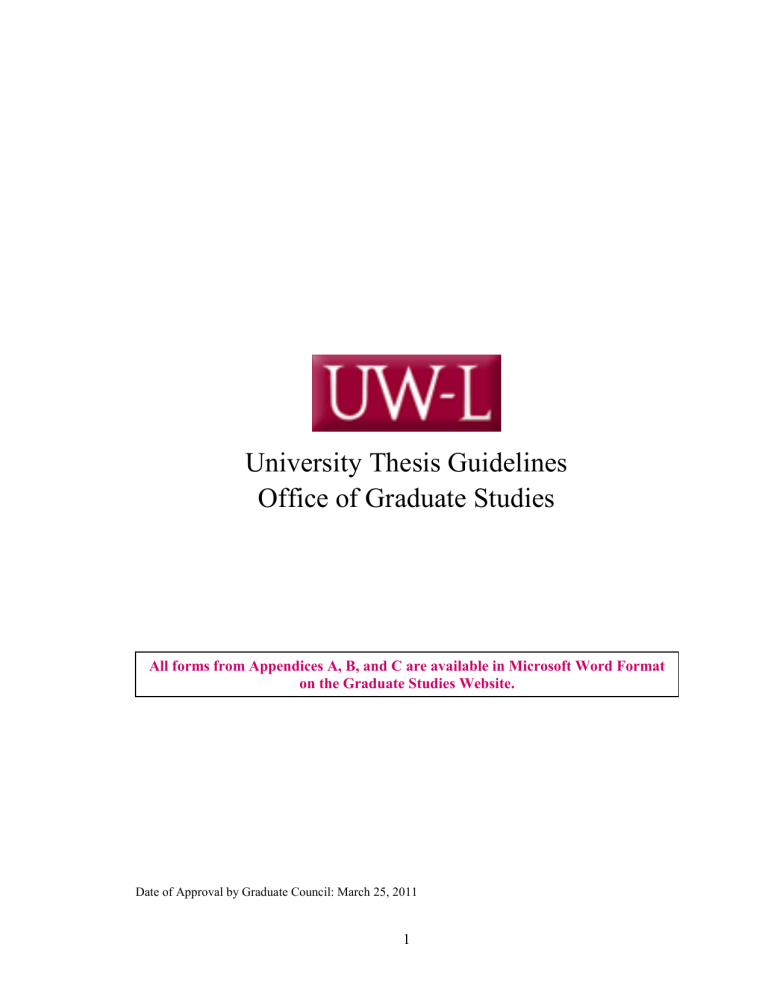 university of glasgow thesis guidelines