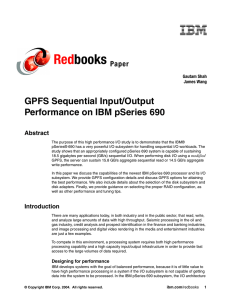 Red books GPFS Sequential Input/Output Performance on IBM pSeries 690