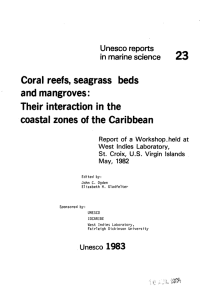 Coral reefs, seagrass beds and mangroves: Their interaction in the