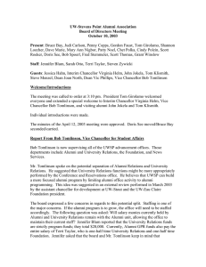 UW-Stevens Point Alumni Association Board of Directors Meeting October 10, 2003 Present