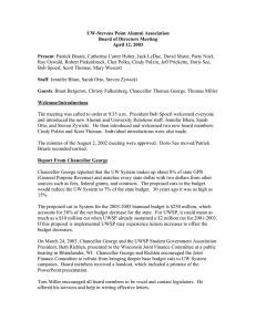 UW-Stevens Point Alumni Association Board of Directors Meeting April 12, 2003 Present