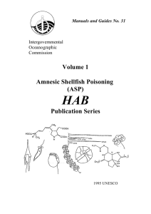 HAB Volume 1 Amnesic Shellfish Poisoning (ASP)