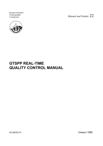 22  GTSPP REAL-TIME QUALITY CONTROL MANUAL