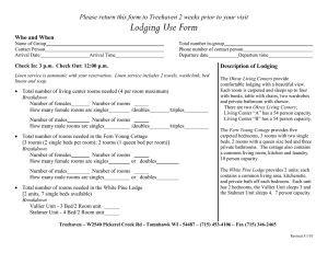 Lodging Use Form Who and When