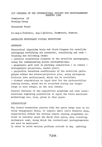 XIV  CONGRESS  OF  THE  INTERNATIONAL ... Commission  IV Wo.rking  G.roup P.resented  Pape.r
