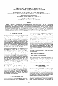 GEOCOMP,  A  NOAA  AVHRR DATA