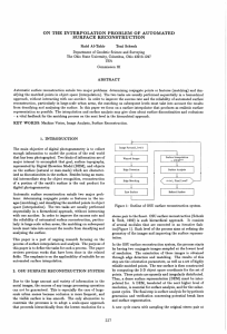 ON  THE INTERPOLATION  PROBLEM  OF  AUTOMATED