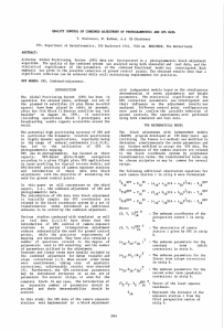 QUALITY  CONTROL  OF  COMBINED  ADJUSTMENT ... T.  Bouloucos,  M.  Radwan, A.A.