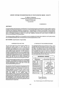 EXPERT SYSTEM  FOR  INVESTIGATION OF PHOTOGRAPHIC IMAGE ...