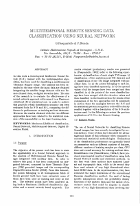 MULTITEMPORAL  REMOTE  SENSING  DATA +