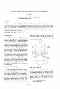 LAND  USE  STATISTICS  USING  AUTOMATIC SCAN ... &amp;.