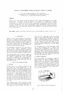 OPTICAL  3-D-MEASUREMENT  SYSTEMS  FOR  QUALITY ...