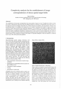 Complexity analysis for tlle establishment of image