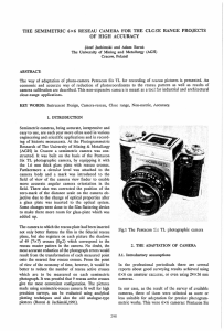 THE  SEMIMETRIC  6x6  RESEAU  CAMERA ... OF  HIGH  ACCURACY