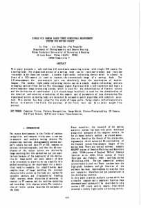 SINGLE  CCD  CAMERA  BASED  THREE ... SYSTEM  FOR  MOVING  OBJECT Lu  J