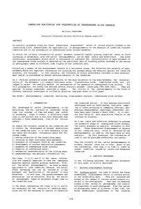 LANDSLIDE  MONITORING  FOR  PRESUMPTION  OF ...