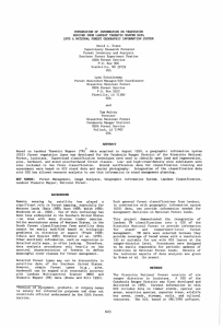 INTEGRATION  OF  INFORMATION  ON  VEGETATION