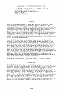 CALIBRATION  OF  THE  MEIS  MULTISPECTRAL ... R.A.  Neville,  R.P.  Gauthier,  J.W. ...