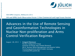 Advances in the Use of Remote Sensing and Geoinformation Technologies in