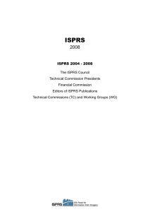 ISPRS 2008 ISPRS 2004 - 2008