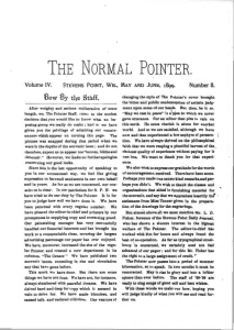 NORMAL THE POINTER Volume