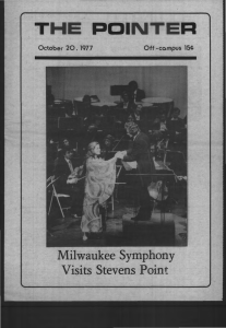 THE  POINTER . - Milwaukee Symphony