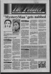 &#34;Mystery Man&#34; gets nabbed receives UWSP grant