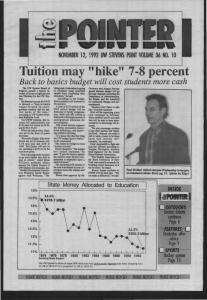 Tuition may &#34;hike&#34; percent 7-8 Back to basics