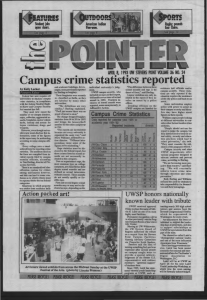 Campus cr.ime statistics reported .