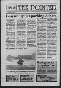 Lawsuit spurs parking debate DECEMBER  9, 1993