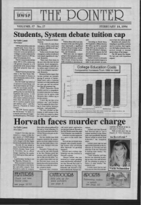 Students, System debate tuition cap VOLUME. 37  No.  17