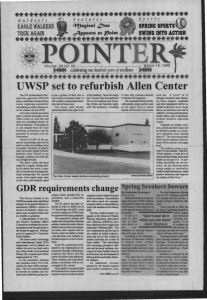 UWSP set to refurbish Allen Center +  ++++++ EA6L£ WALKERS