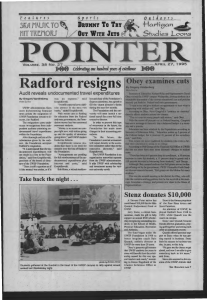 Radford resigns To 10 /Our